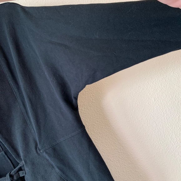 LIKE NEW! Champion Cardigan Sweatshirt Black Size Medium - Picture 3 of 5